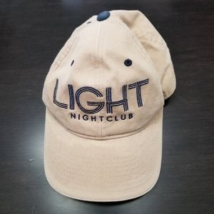 Light Nightclub Beige Adjustable Cap Dad Hat